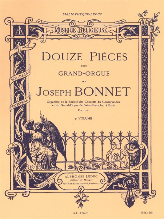 12 Pièces, pour orgue (1) | Joseph Bonnet