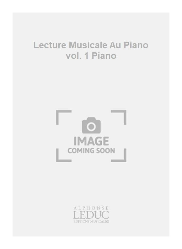 Lecture Musicale Au Piano vol. 1 Piano | Paul Rougnon