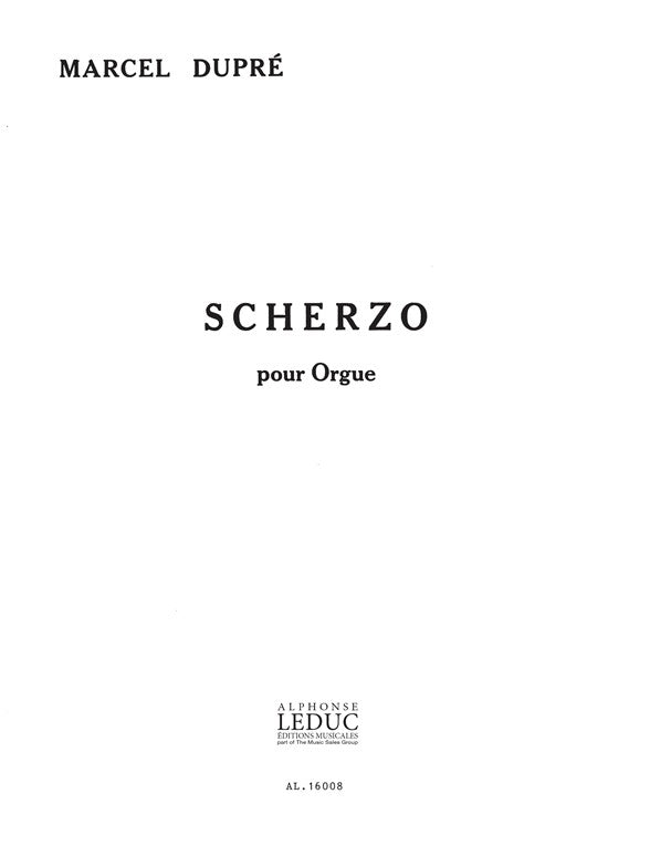 Scherzo Op.16 | Marcel Dupré | Orgue