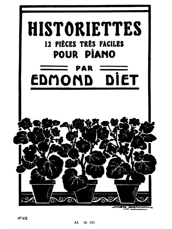Edmond Diet: Historiettes, 6 Pièces très faciles | Piano