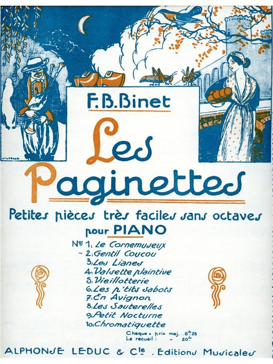 Frederic Binet: Gentil Coucou de Frédéric Binet, Partition pour piano