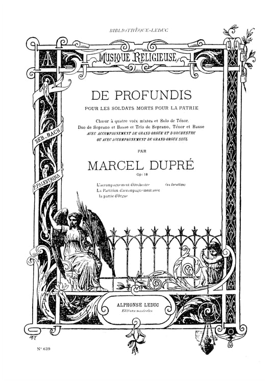 De Profundis pour les Soldats Morts pour la Patrie | Marcel Dupré
