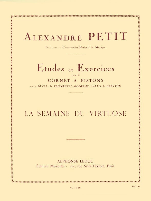La Semaine Du Virtuose | Alexandre-Sylvain Petit | Trompette