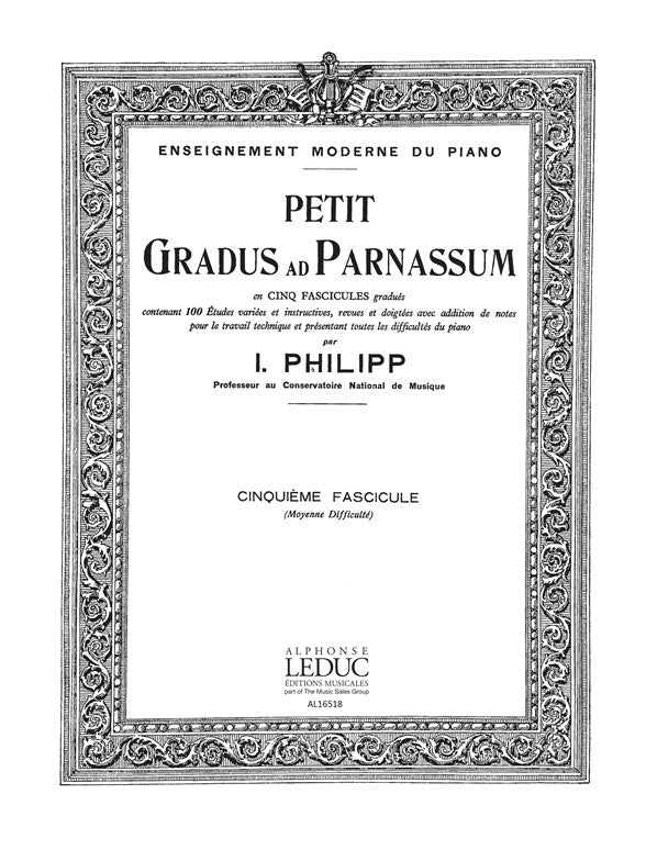 Philipp Petit Gradus Ad Parnassum Volume 5 Piano