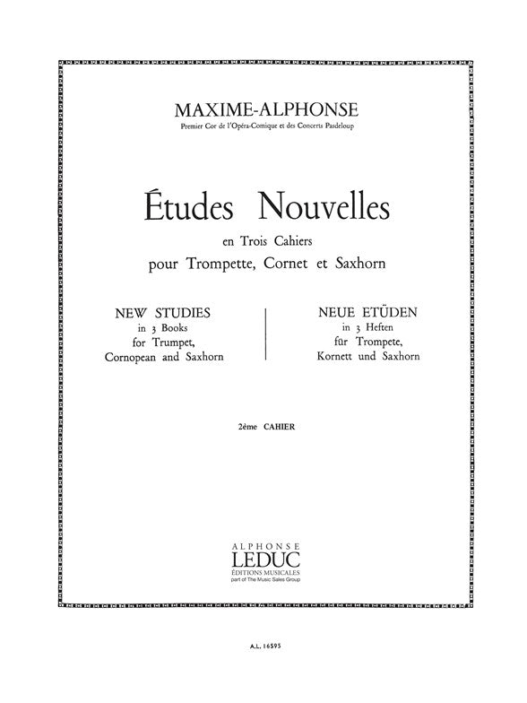 Études Nouvelles | Maxime Alphonse | Trompette