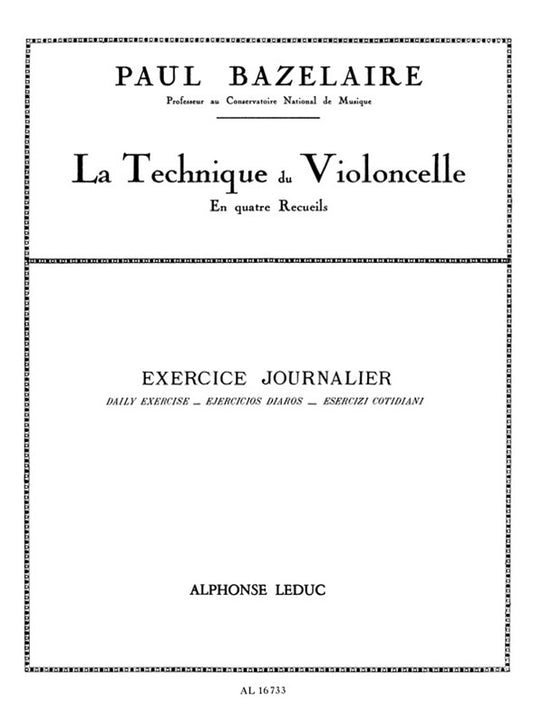 Tecnica Vol. 2 Esercizi Giornalieri | Paul Bazelaire