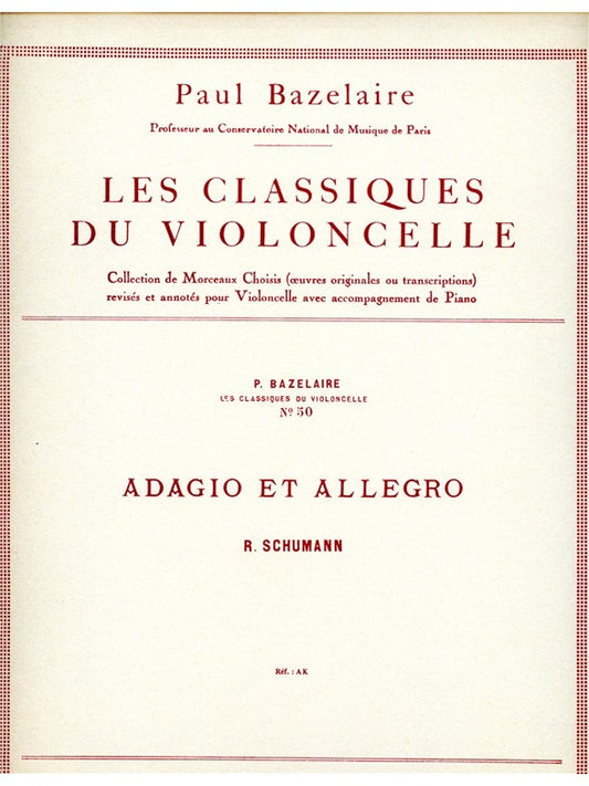 Adagio et Allegro, op. 70 | Robert Schumann | Violoncelle