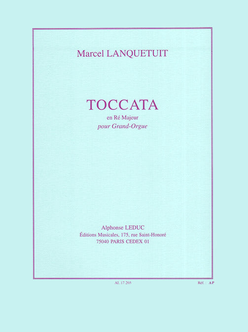 Toccate D | Lanquetuit | Orgue
