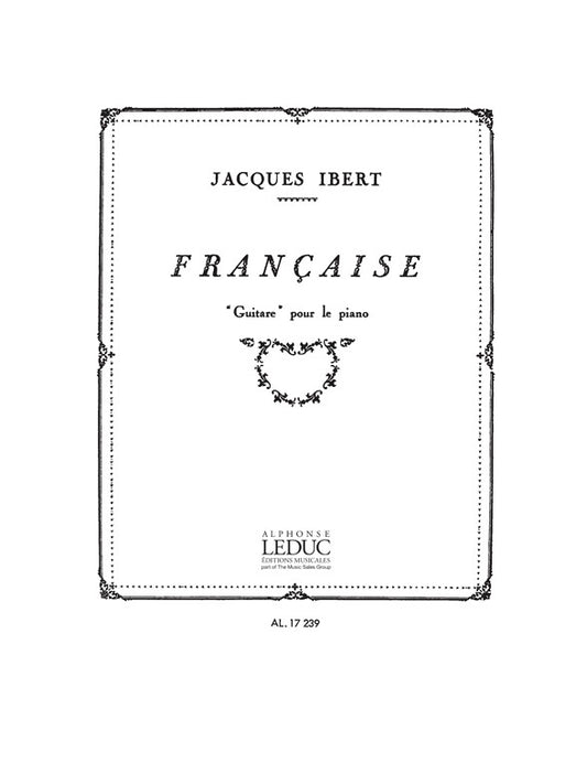 Française de Jacques Ibert, Livre pour piano