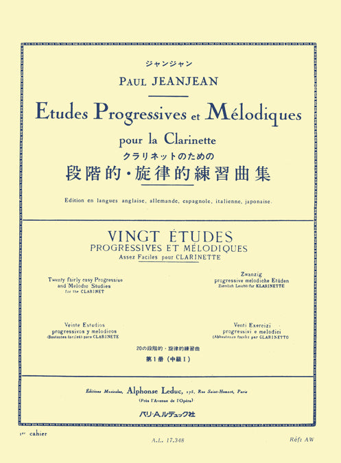 20 Études Progressives & Mélodiques 1 | Paul Jeanjean