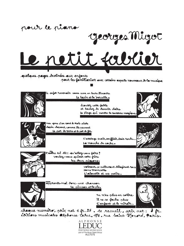 Le Petit Fablier No.7 | Georges Migot | Piano