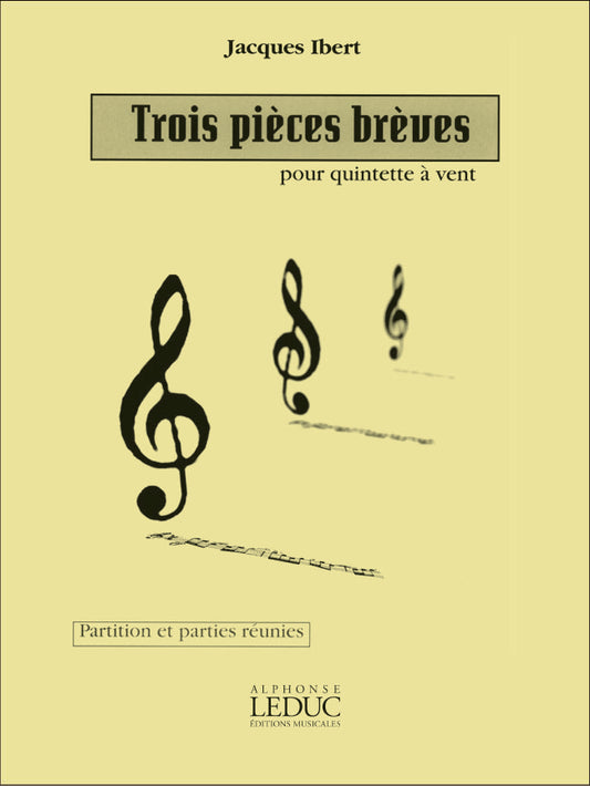 Trois Pièces Brèves pour quintette à vent | Jacques Ibert