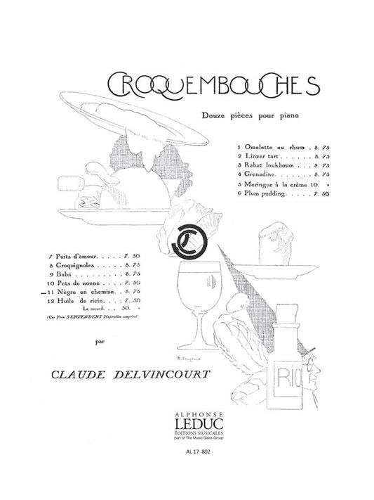 Croquembouches No.9 - Baba | Claude Delvincourt | Piano