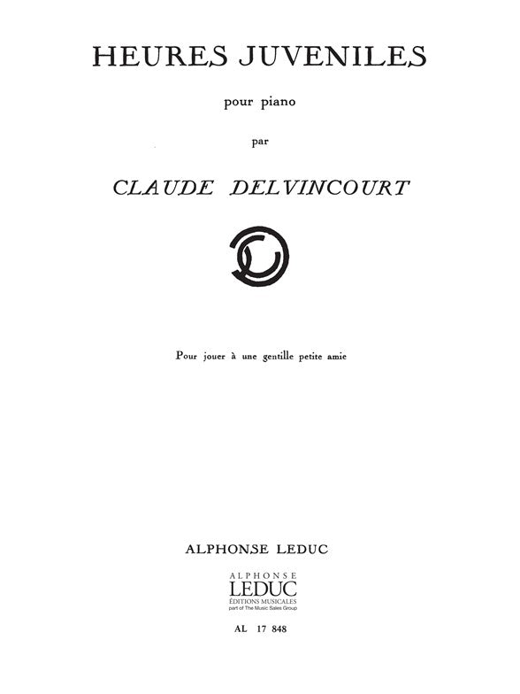 Heures Juveniles N07 | Claude Delvincourt | Piano