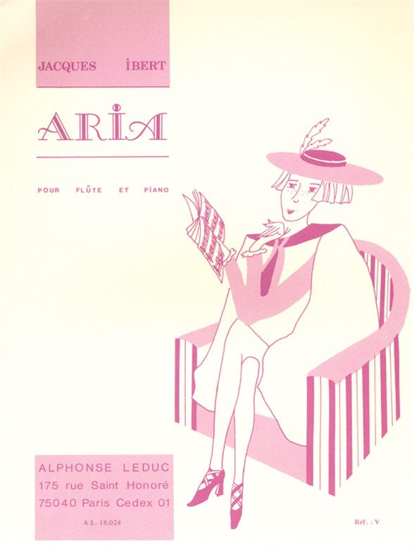 Aria | Jacques Ibert | Flûte | Livre