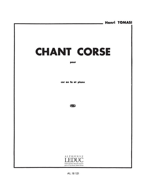 Chant corse | Henri Tomasi | Cor