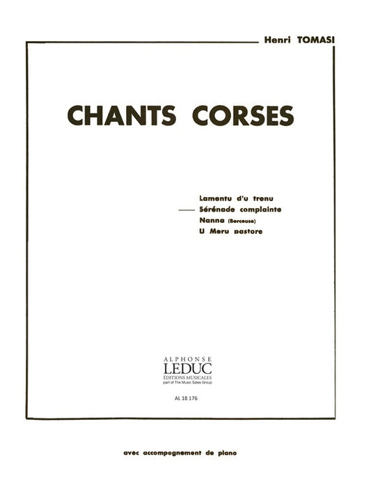 Chants corses No.2 | Henri Tomasi | Voix