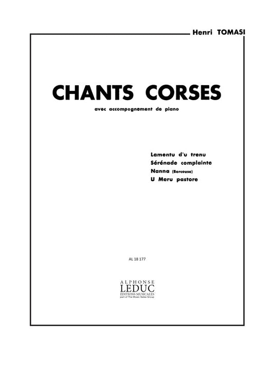 Chants corses No.3 | Henri Tomasi | Voix