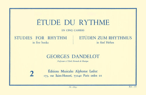 Étude Du Rythme - Vol.2 | Georges Dandelot