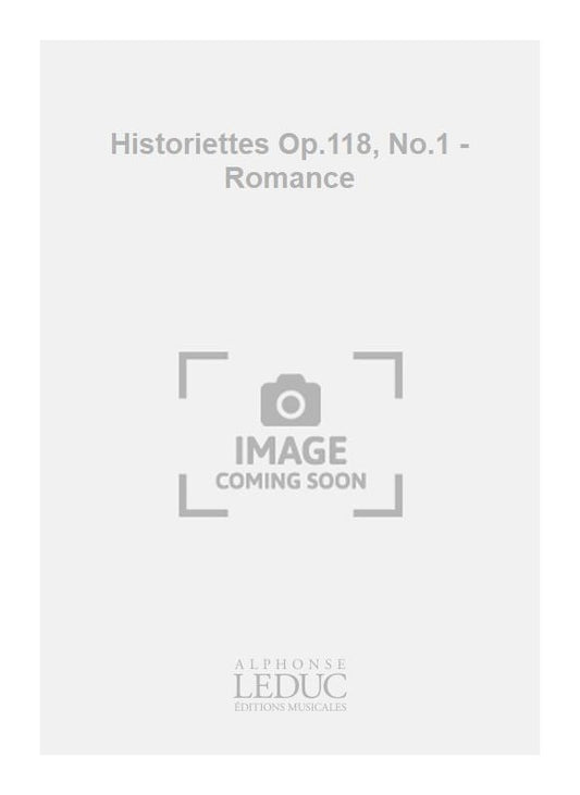 HISTORIETTES OP 118 NO 2 - SOLITUDE de Alexander T. Gretchaninov, Partition pour violon et Piano