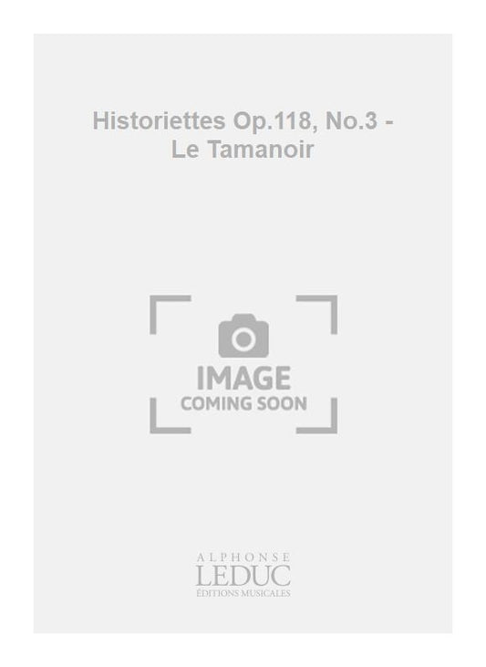 HISTORIETTES OP 118 NO 4 - L'OMBRE de Alexander T. Gretchaninov, Partition pour violon et Piano