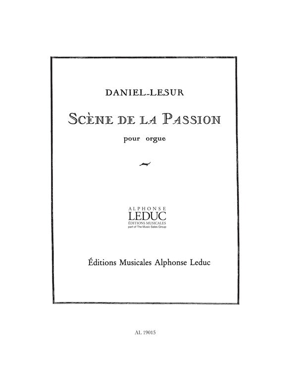 Scene De La Passion | M. Daniel-Lesur | Orgue