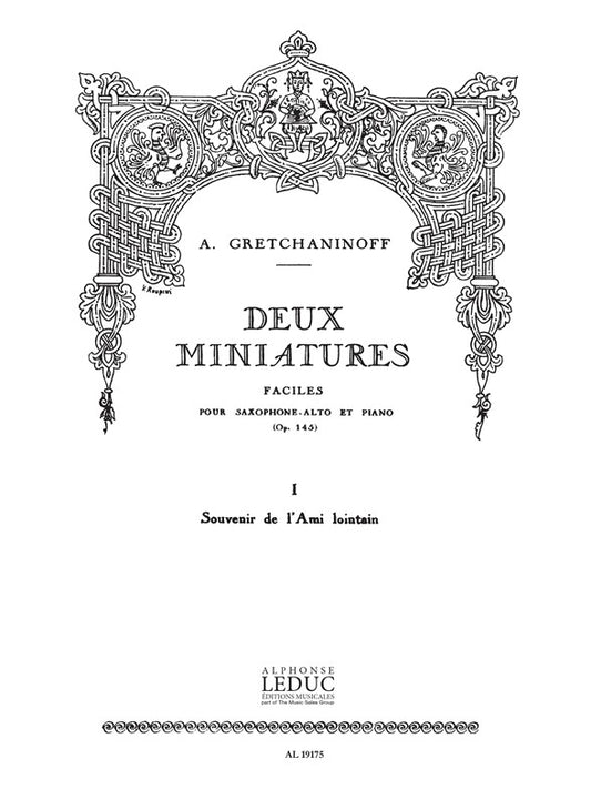 Deux Miniatures 1 Op.145 | Alexander T. Gretchaninov