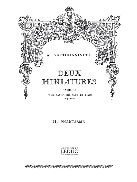 Suite miniature Op.145, No.9 - Negre en chemise | Alexander T. Gretchaninov