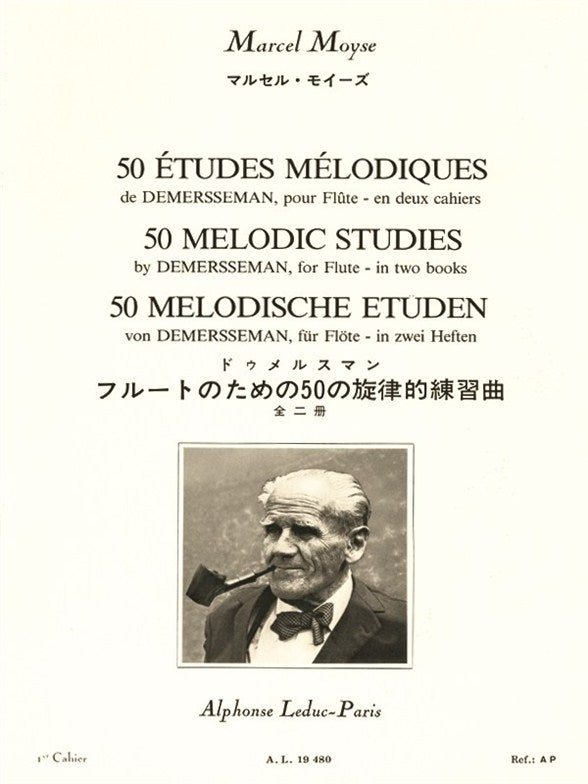 50 Études Mélodiques de Demersseman op. 4, Vol. 1 | Marcel Moyse