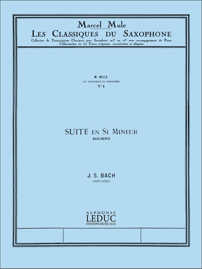 Badinerie | Johann Sebastian Bach | Saxophone alto