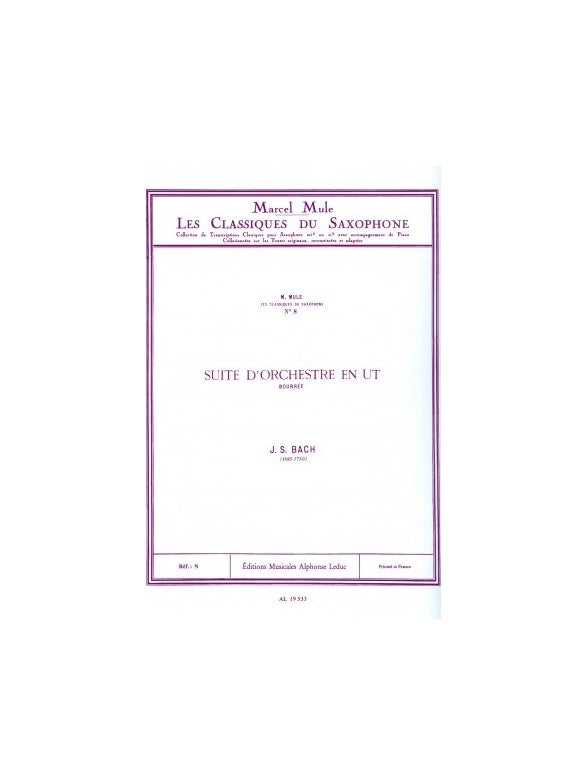 Bourrée | Johann Sebastian Bach | Orchestre à cordes
