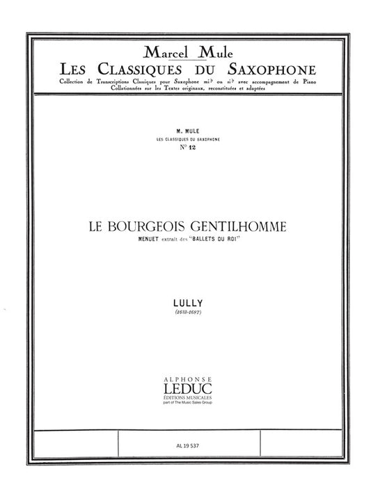 Menuet | Jean-Baptiste Lully | Orchestre à cordes