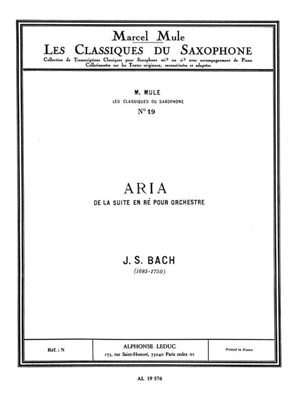 Aria, extraite de la Suite en ré majeur, BWV 1068 | Johann Sebastian Bach