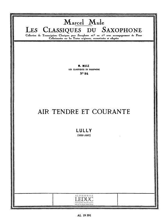 Air tendre et Courante | Jean-Baptiste Lully