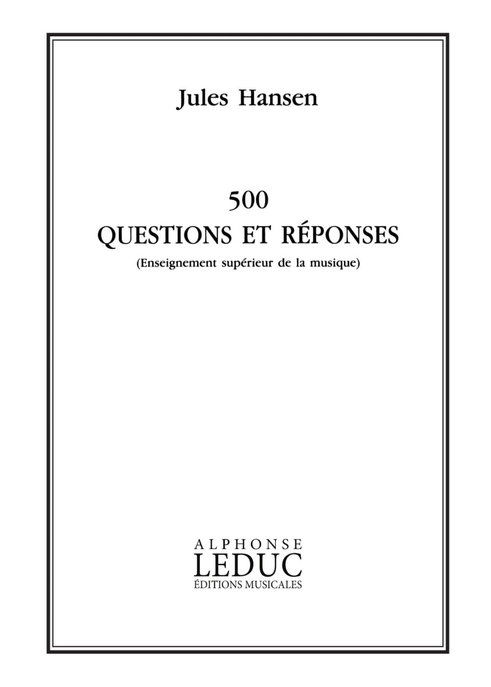 Enseignement Sup. de La Musique | Hansen