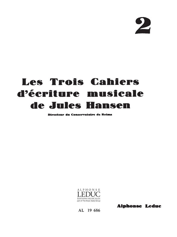 Jules Hansen: Ecriture musicale Vol.2 | Jules Hansen