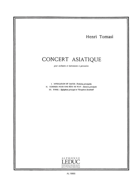 Concert asiatique | Henri Tomasi | Percussions
