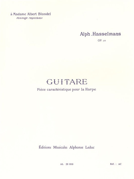 Guitare Opus 50 | Alphonse Hasselmans | Harpe