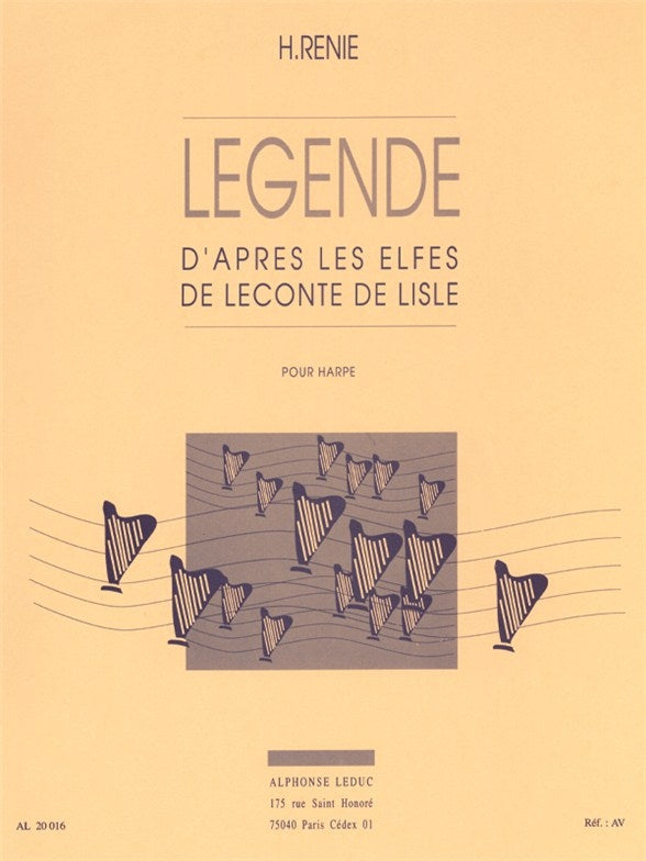 Légende d'apres les elfes de Leconte de Lisle | Henriette Renié