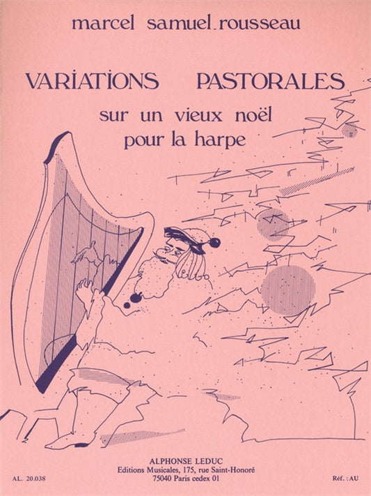Variations pastorales sur un vieux Noël, pour harpe | Marcel Samuel-Rousseau