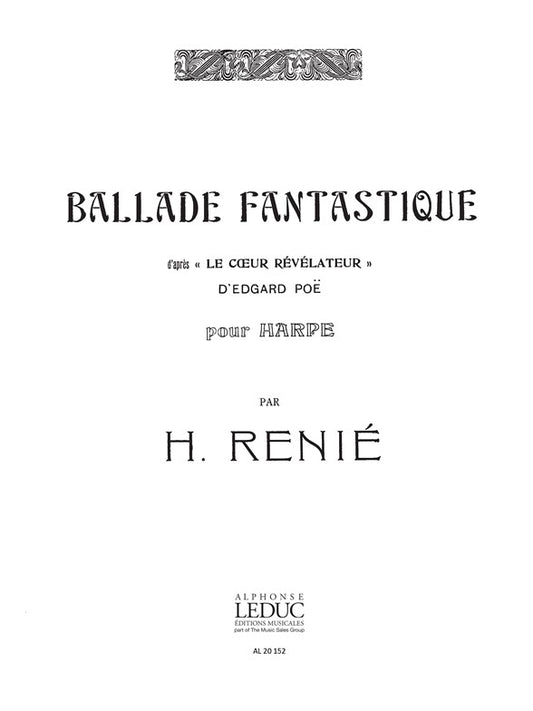 Ballade Fantastique | Henriette Renié | Harpe