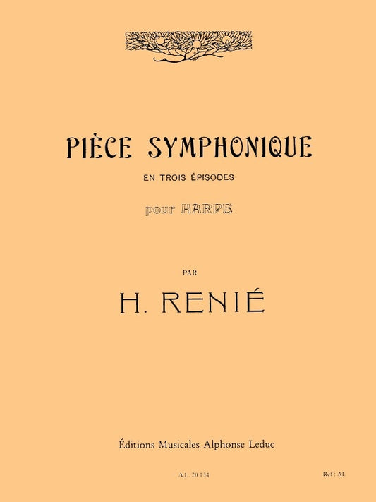 Pièce Symphonique en 3 Épisodes | Henriette Renié | Harpe