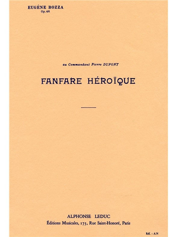 Fanfare héroïque Op.46 | Eugène Bozza | Ensemble de cuivres