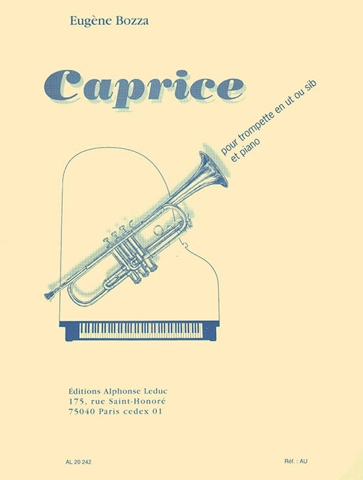 Caprice pour Trompette et Piano | Eugène Bozza