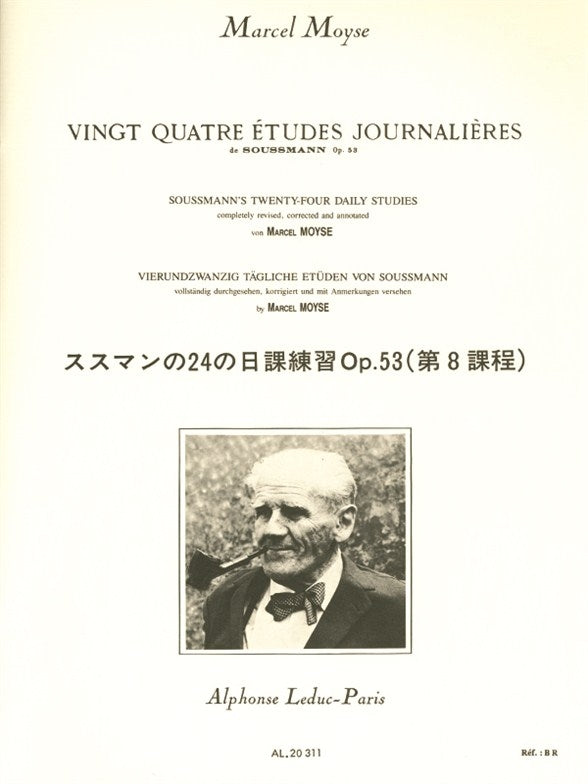 24 Études journalières de Soussmann Op.53 | Marcel Moyse