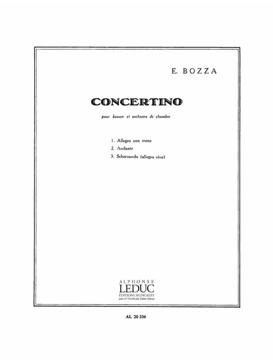 Concertino Op.49 | Eugène Bozza | Basson