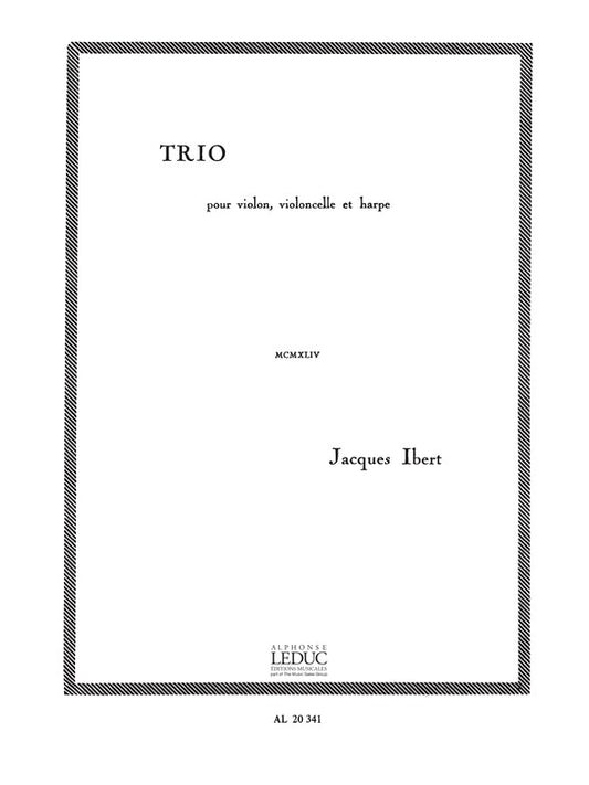 Trio pour violon, violoncelle et harpe | Jacques Ibert