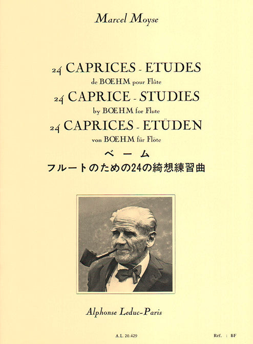 24 Caprices-études de Boehm pour flûte | Marcel Moyse