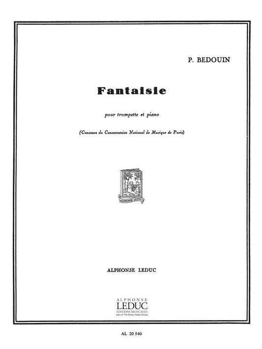 Fantaisie de Bedouin, Livre pour trompette et Piano