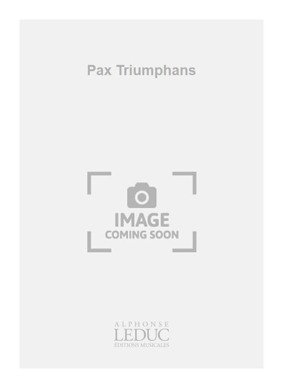 Pax Triumphans | Eugène Bozza | Orchestre